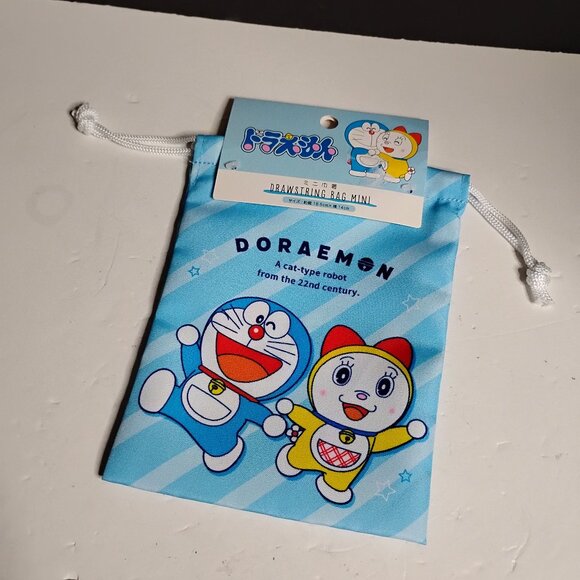 New Doraemon Drawstring Mini Pouch Bag - Picture 1 of 8